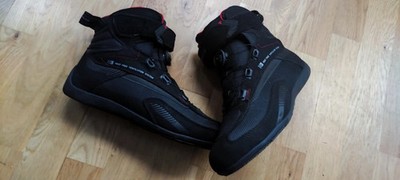 SHIMA Herren Exo Vented BOA Schnürsenkel Motorradschuhe Größe EU44 UK10 sehr guter Zustand