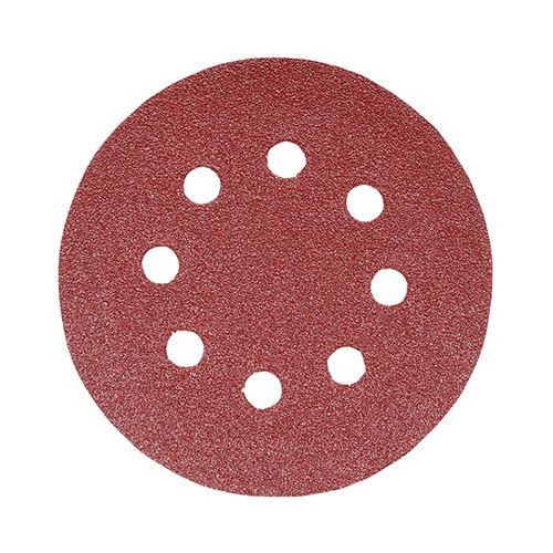 TIMCO Orbital Sanding Discs P120 125mm Red Pack 5