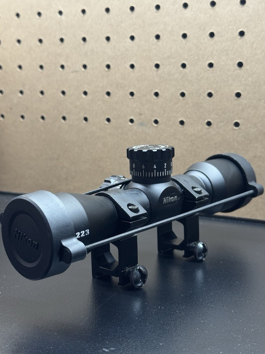 Nikon Rifle Scope P-223 3X32 BDC Carbine w/ Picatinny ScopeMount