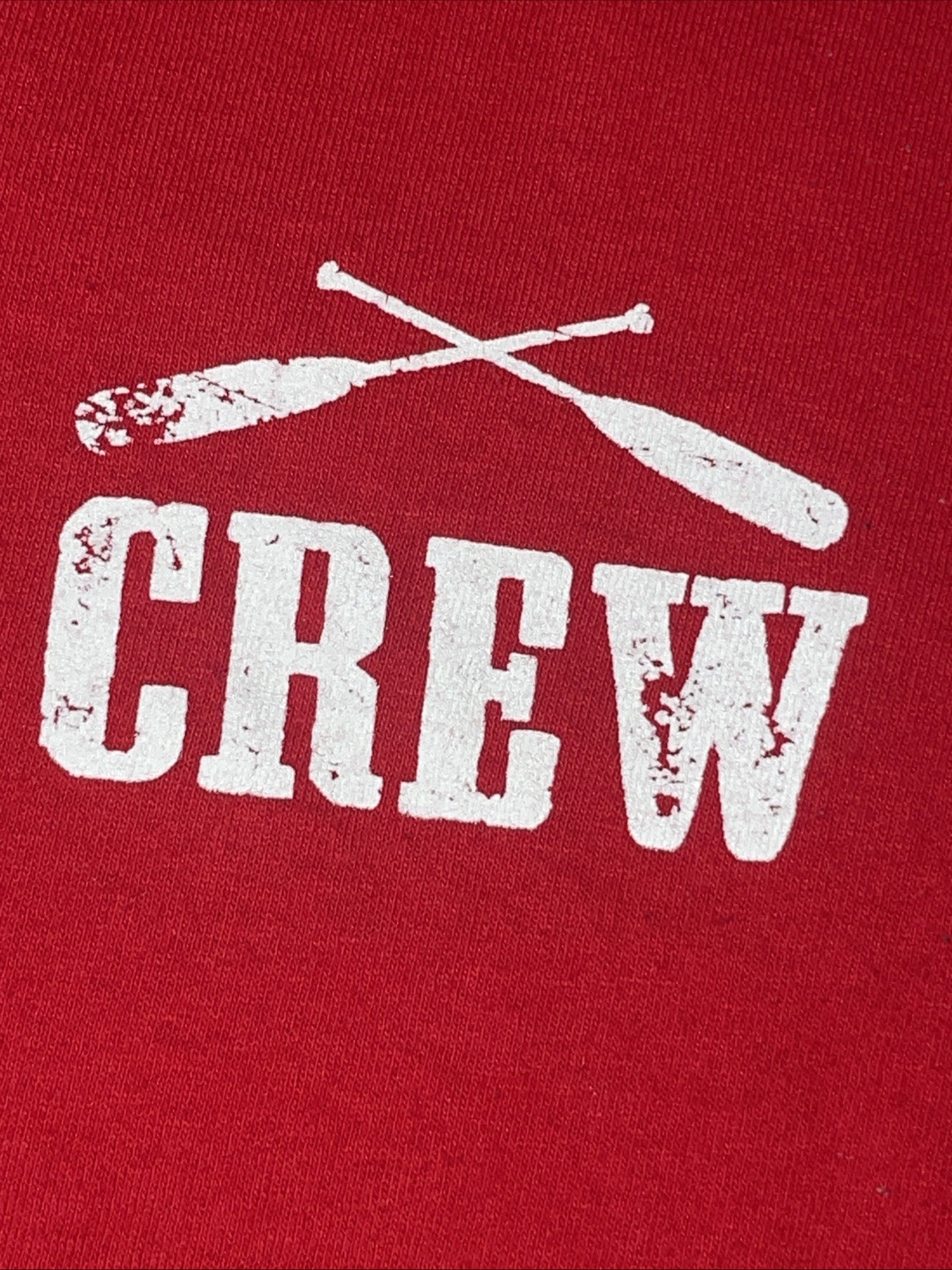 FILA Camicia Trader Joes manica lunga remi rossi canottaggio grande dipendente crew cotone