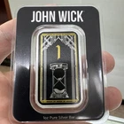 John Wick 1 oz Silver Bar Rules of Engagement (Time of the Duel) #1 HOURGLASS