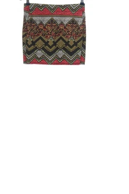 H&M DIVIDED Mini-jupe Dames Jupe T EU 34 rouge-brun-gris clair style décontracté - Photo 1/4