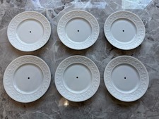 J.L. Coquet Limoges Porcelain Plates 16.5cm – Set of 6 In Original Box – Drilled