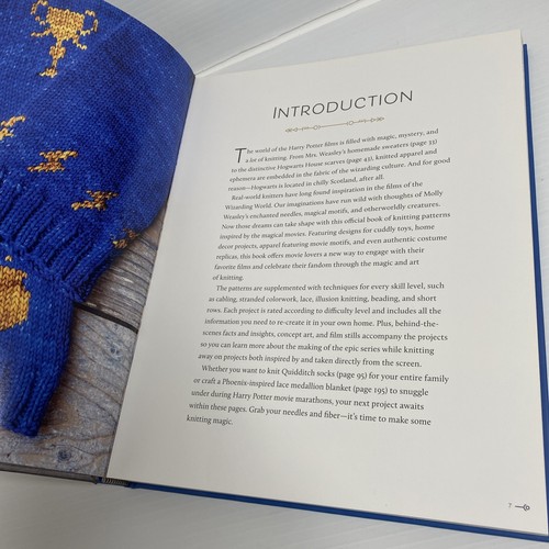Harry Potter: Knitting Magic: The Official Harry Potter Knitting Pattern Book VG - Picture 8 of 21