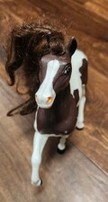 Vintage Breyer Reeves Brown White Prancing Model Horse 8in Tall Hair Vintage