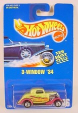 Hot Wheels Blue Card Collector 196 3 Window 34 Ford Lime W Purple Fenders Hot Wheels Blue Card Collector 196 3 Window 34 Ford Lime W Purple Fenders