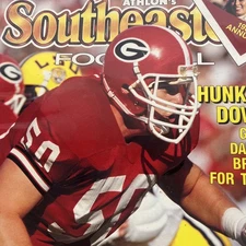 1989 Athlons Southeastern Football Annual Edition Magazine Georgia Bulldogs
