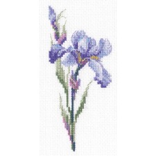 RTO kit de point de croix compté "Iris", 6x13,5cm