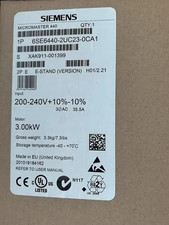 Siemens 6SE6440-2UC23-0CA1 Frequency Converter Unopened Fast delivery