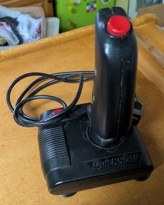  Vtg Quick Shot 1 Atari SpectraVideo Joystick 318-101 Commodore 1982 Controller