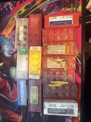 BIG LOT OF SANDVIK NTK AND XACTFORM CARBIDE INSERTS