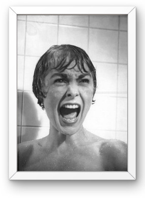 Gerahmtes Foto Janet Leigh - Marion Crane - Psychose (1960) - Holzrahmen - 15x20