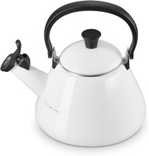 Le Creuset Kone Stove-Top Kettle with Whistle,1.6L, White