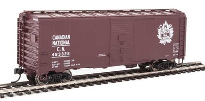 Walthers HO Scale 40' AAR Boxcar Canadian National/CN/Serves All Canada #483328