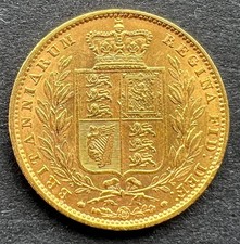 1852 Gold  Sovereign Coin
