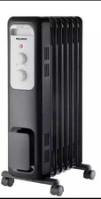 Pelonis 1,500-Watt Oil-Filled Radiant Electric Space Heater with Thermostat NEW