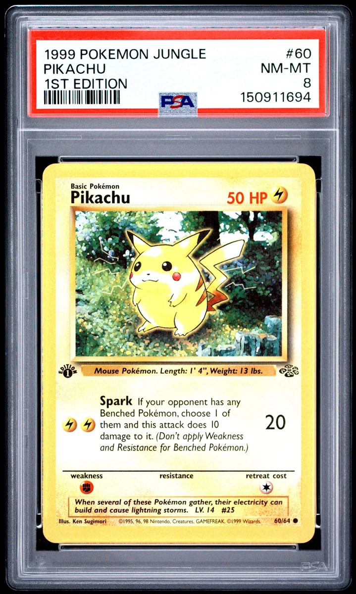 Pikachu Pokémon TCG Professional Sports Authenticator (PSA) Grade