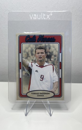 2025 Futera Unique Cult Heroes Tomasz Radzinski 09/10 Shirt Number Match Canada