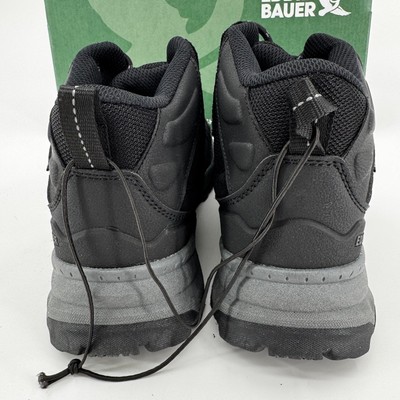 NEW Eddie Bauer Bonham Hiking Boots MENS Black Leather Lace  display picture 1