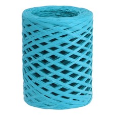 Raffia Ribbon 100 Yard, 1 Roll Natural Packing Paper Twine String Sky Blue