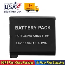 [1/2 Pack] AHDBT-401 AHDBT401 Battery For GoPro Hero4 Hero 4 AHDBT401