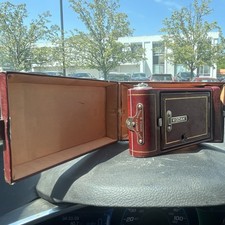 Kodak Series III Folding Camera Red Vintage