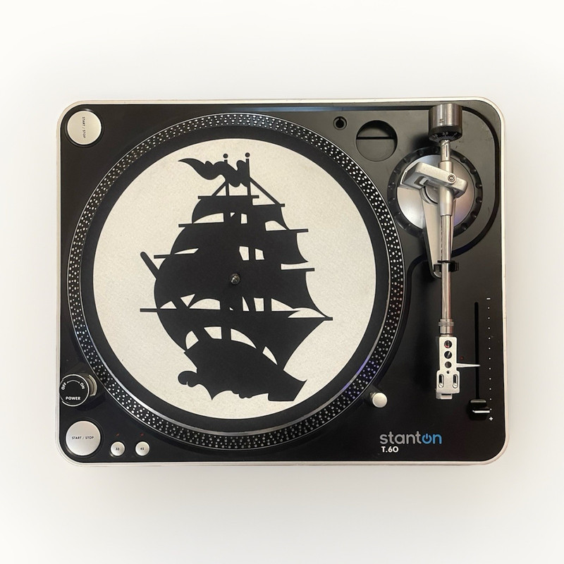 Stanton T.60 Direct Drive DJ Turntable w/ Slipmat + AT Cartridge - Tested