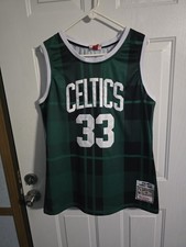 Mitchell Ness Boston Celtics Larry Bird 33 NBA Jersey Green XL Licensed