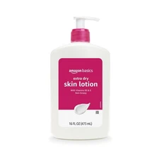 Amazon Brand - Solimo Extra-Dry Skin Lotion with Vitamins B5 & E, 16 fl oz