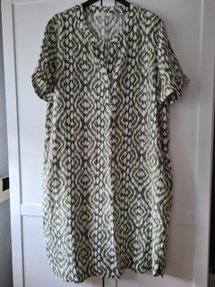 Gerry Weber casual Leinenkleid 100% Leinen Gr. 46 48 50