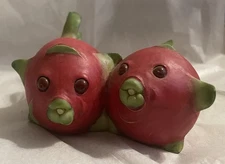 Rare Enesco Home Grown Radish Fish Figurine