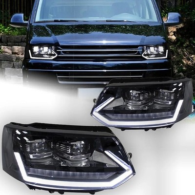 LED Headlight For VW Multivan T5 2014-2019 Dynamic Turn Signal Projector Lens