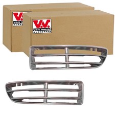 2X VAN WEZEL BLENDE GITTER EINSATZ STOßSTANGE VORNE PASSEND FÜR VW BORA
