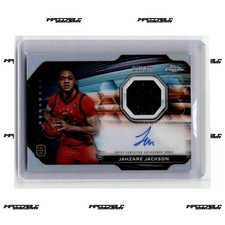 2023-24 Topps Chrome OTE - #RJA-JJ Jahzare Jah Jackson Rookie Patch Auto RPA