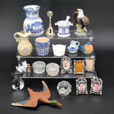 Tracy's Trinket Shelf, Spring / April Drop : Miniatures, Figures, Bells, Crystal
