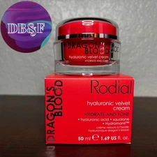 Rodial Dragon's Blood Hyaluronic Velvet Cream - 1.69 fl oz (50 ml)