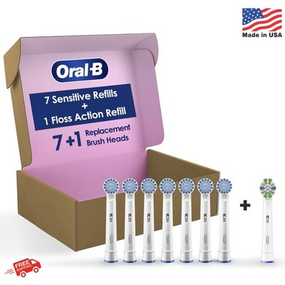 Oral-B Sensitive Gum Care Extra Soft Electric Toothbrush Heads 8 Pack