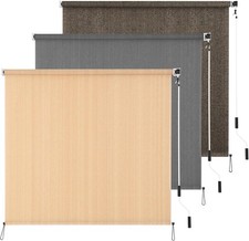Outdoor Roller Shade 6 W X 6 L Cordless Patio Shades Roll Up Outdoor Blinds Outdoor Roller Shade 6 W X 6 L Cordless Patio Shades Roll Up Outdoor Blinds