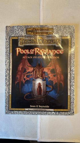 Dungeons & Dragons Forgotten Realms Pool of Radiance RPG Book WOTC 11710