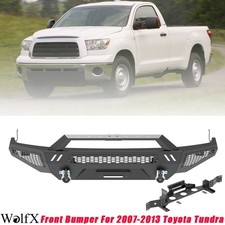 For 2007-2013 Toyota Tundra Aggressive Front Bumper With Bull Bar Winch Plate For 2007-2013 Toyota Tundra Aggressive Front Bumper With Bull Bar Winch Plate