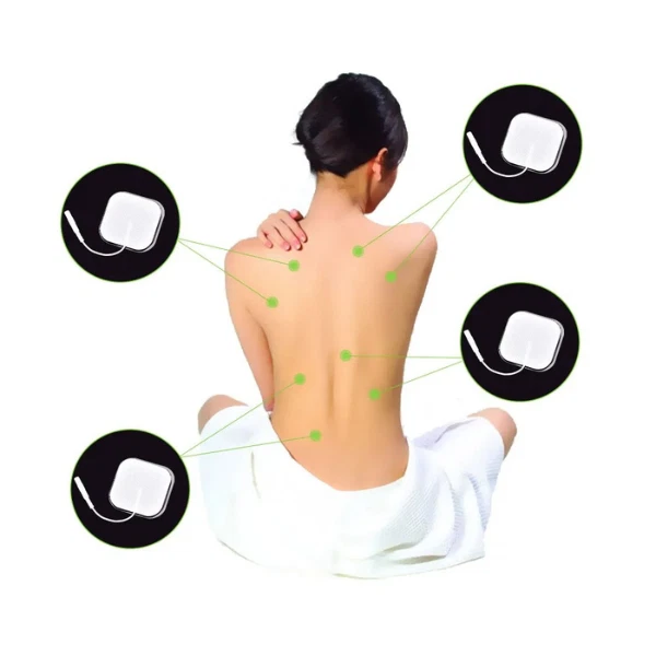 20PCS Tens Machine Self-Adhesive Reusable Replacement Electrode Massager Pads F - Image 4 of 4
