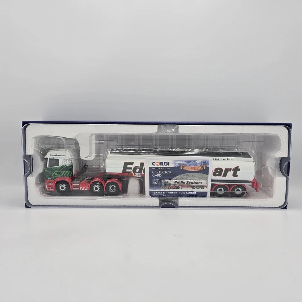 Corgi CC1377 Scania R Highline Fuel Tanker Eddie Stobart - MIB 1/50 Scale - Image 2 of 2