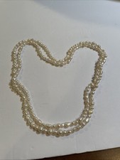 Long Freshwater Baroque Pearl Necklace Irregular Cont Strand, 56  , GIFT