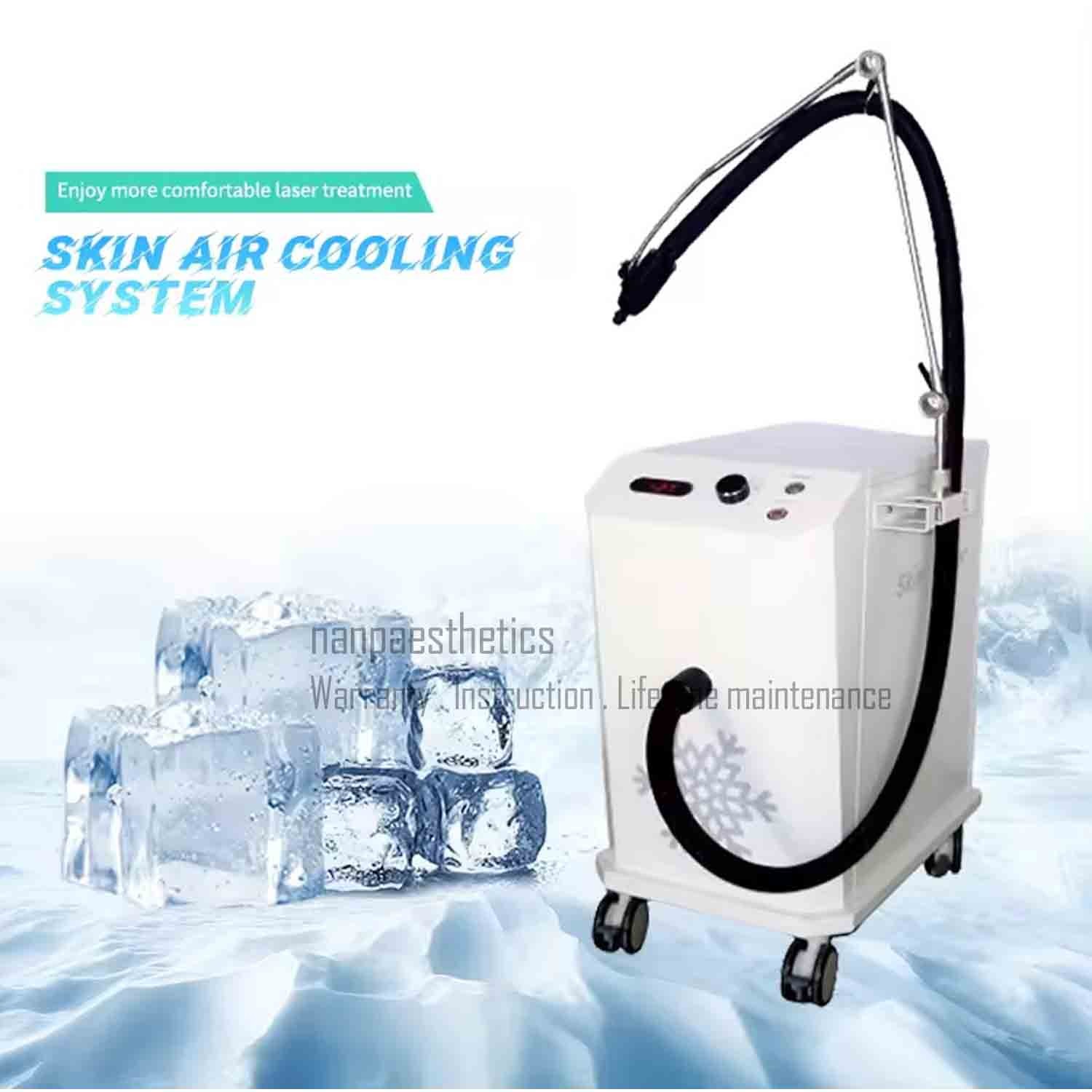 Skin Cooler Cryo Therapy Machine Skin Cooling for Body Pain Treatment Cold Air