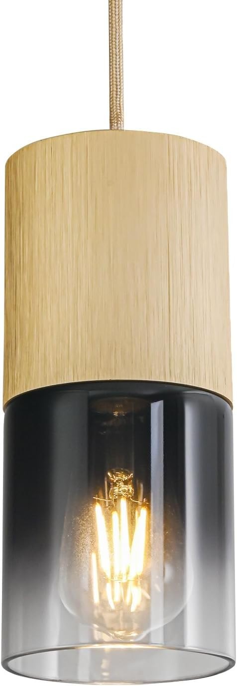 Linseeds Gold Pendant Light Fixtures Modern Black Glass Hanging Kitchen Island