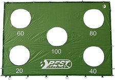 Torwand grün für Fußballtor 240 er mit 5 Schußlöchern Best Sporting 11082