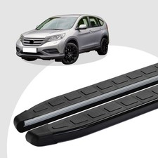Trittbretter passend für Honda CR-V ab 06/2006-12/2012 (Model: DOLU, Farbe: Schw