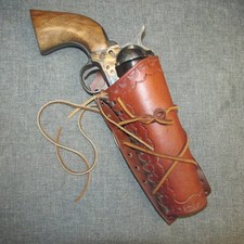 Tooled Leather Holster Colt SAA Uberti Pietta 4 3/4" NW