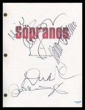 The Sopranos AUTOGRAPHS Signed Full Pilot Episode Script - David Chase +4 ACOA