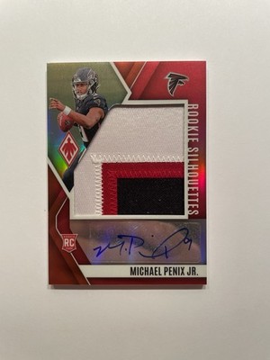 2024 Panini Phoenix - Michael Penix Jr - Rookie RC 3 Color PATCH AUTO #/99
